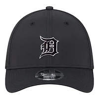 Casquette New Era noire Detroit Tigers métallisée 39THIRTY M-Crown Flex pour homme