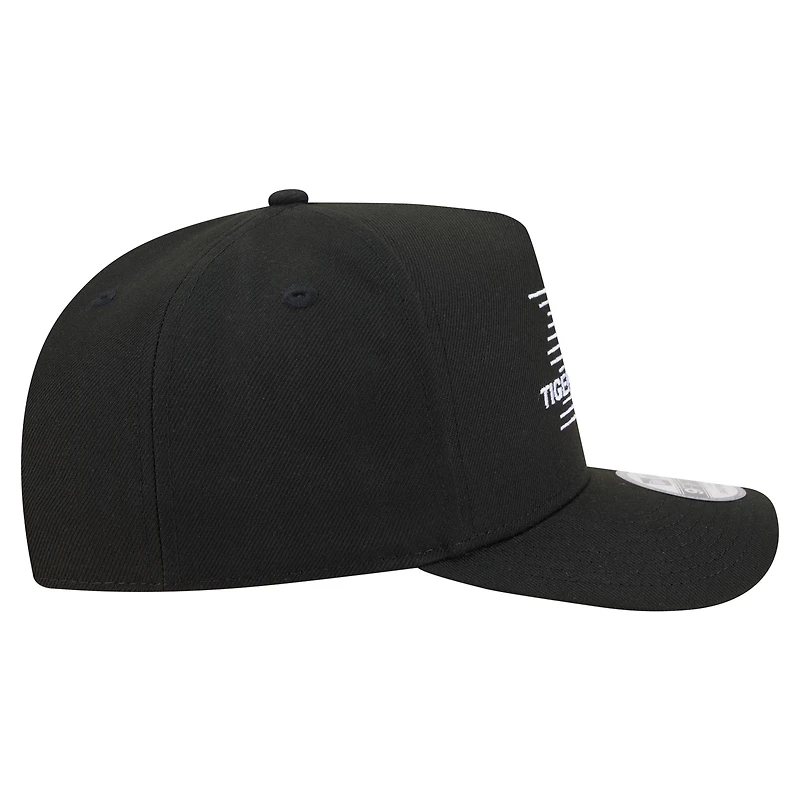 Men's New Era Black Detroit Tigers Motion A-Frame 9FIFTY Snapback Hat