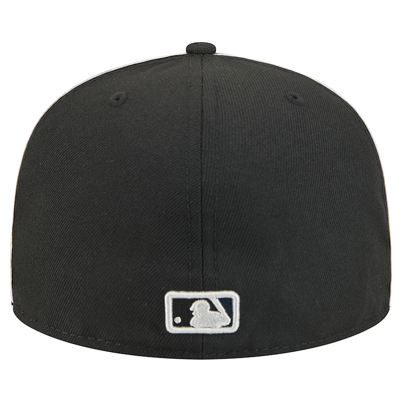 Casquette ajustée Soutache 59FIFTY noire des Detroit Tigers de New Era pour homme