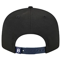 Men's New Era Black Detroit Tigers Splatter 9FIFTY Snapback Hat