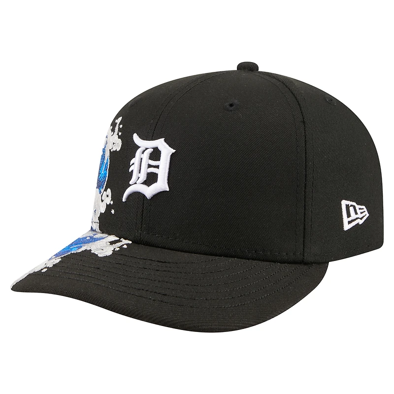 Men's New Era  Black Detroit Tigers Surf 59FIFTY Fitted Hat