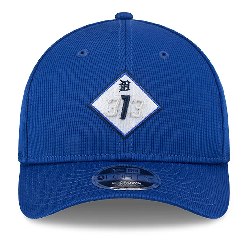 Casquette ajustable 9FORTY M-Crown City Connect bleue des Detroit Tigers pour homme de New Era