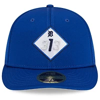 Casquette d'entraînement au bâton City Connect 59FIFTY bleue New Era pour homme des Detroit Tigers