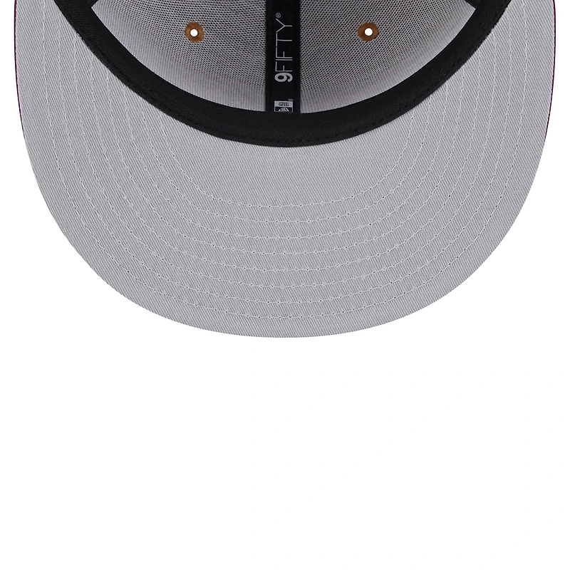 Men's New Era Brown/Purple Detroit Tigers Color Pack Two-Tone 9FIFTY Snapback Hat