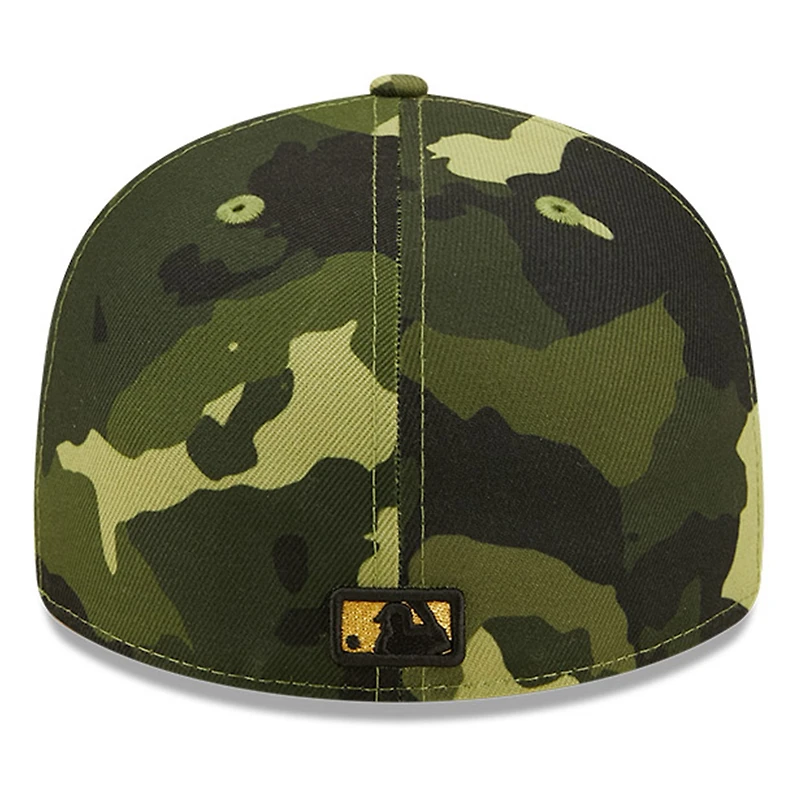 NWE TIGERS CAMO MLB 2022 JOURNÉE DES FORCES ARMÉES SUR LE TERRAIN LP 59FIFTY HATMENLOP