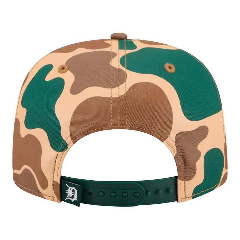 Casquette ajustable New Era camouflage Detroit Tigers Duck 19TWENTY pour homme