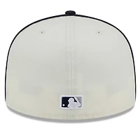 Men's New Era  Cream/Navy Detroit Tigers Chrome Sutash 59FIFTY Fitted Hat