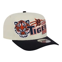 Casquette snapback New Era 9FIFTY Classic A-Frame crème/marine pour homme
