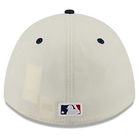 Casquette New Era pour homme, crème/marine, Detroit Tigers USA 250, édition spéciale 4 juillet, modèle 39THIRTY M-Crown Flex