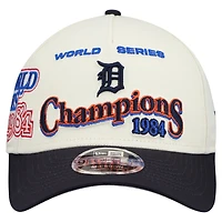 Men's New Era  Cream/Navy Detroit Tigers World Series 9FORTY M-Crown Adjustable Hat