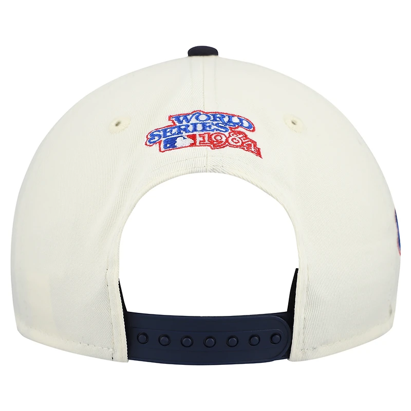 Men's New Era  Cream/Navy Detroit Tigers World Series 9FORTY M-Crown Adjustable Hat