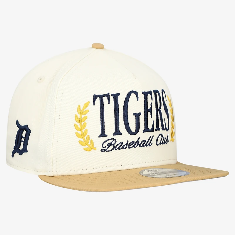 Casquette snapback New Era crème Detroit Tigers Club 9FIFTY pour homme