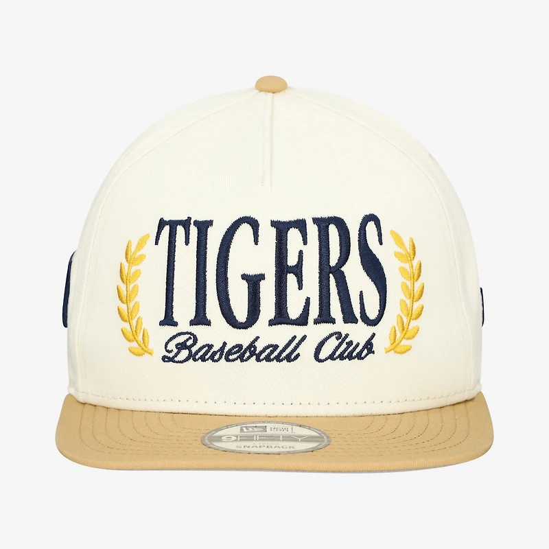 Casquette snapback New Era crème Detroit Tigers Club 9FIFTY pour homme