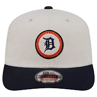 Casquette ajustable New Era 9SEVENTY crème pour homme des Detroit Tigers