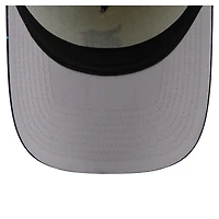 Men's New Era  Cream Detroit Tigers Speckle A-Frame 9FORTY Adjustable Hat