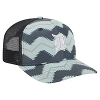 Men's New Era Denim/Navy Detroit Tigers Aztec Denim 9SEVENTY Adjustable Hat