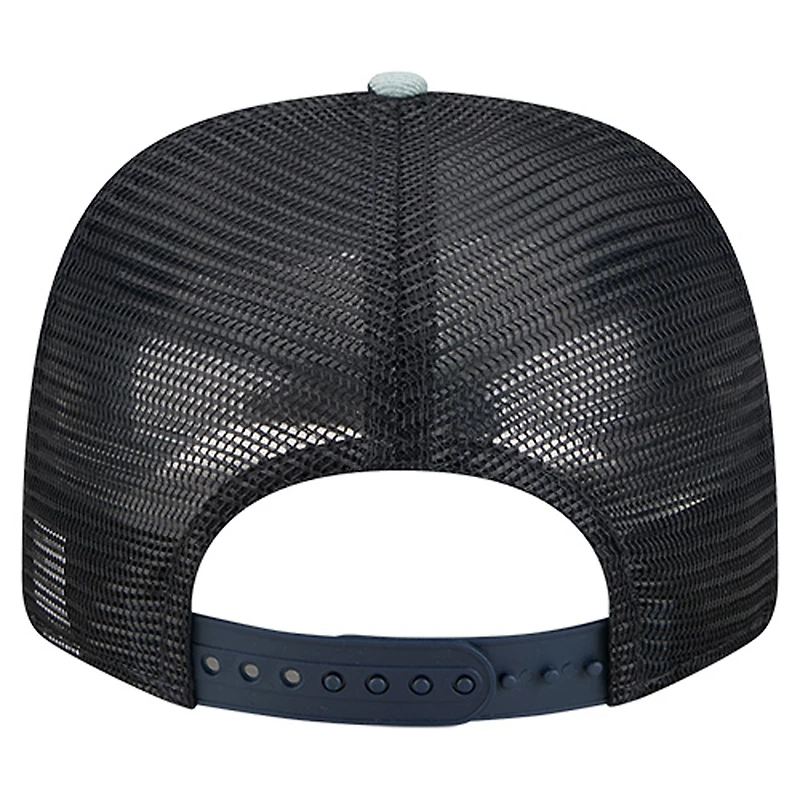 Men's New Era Denim/Navy Detroit Tigers Aztec Denim 9SEVENTY Adjustable Hat