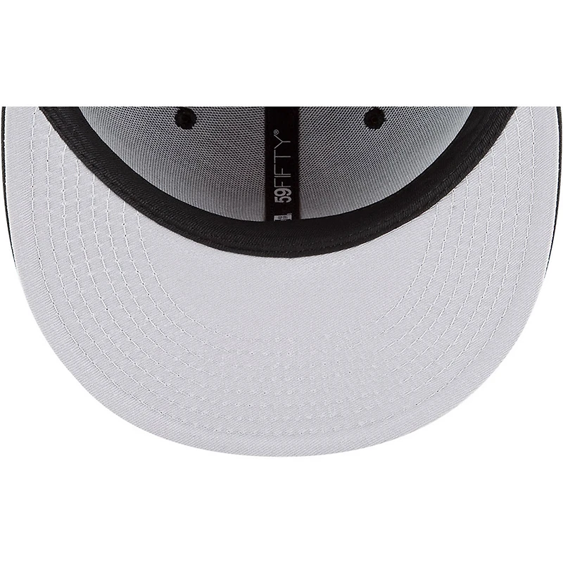 Casquette ajustée 59FIFTY des Detroit Tigers de New Era pour homme, noir sur