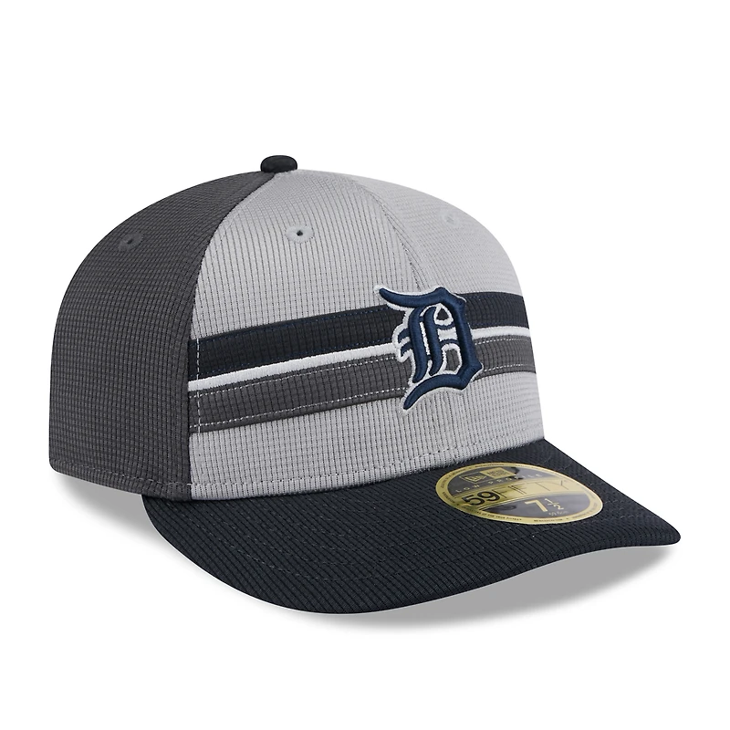 V107988 Tigers Mlb Nwe 2025 Entraînement au bâton gris Lp 59fifty HATMENLOP 60640261 #8