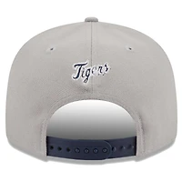 Casquette Snapback 9FIFTY Detroit Tigers Band New Era pour homme, gris/bleu marine