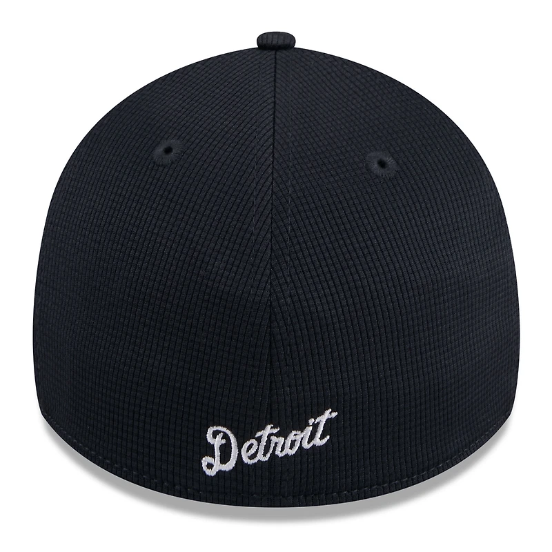 Men's New Era  Gray Detroit Tigers 2025 Batting Practice 39THIRTY Flex Hat