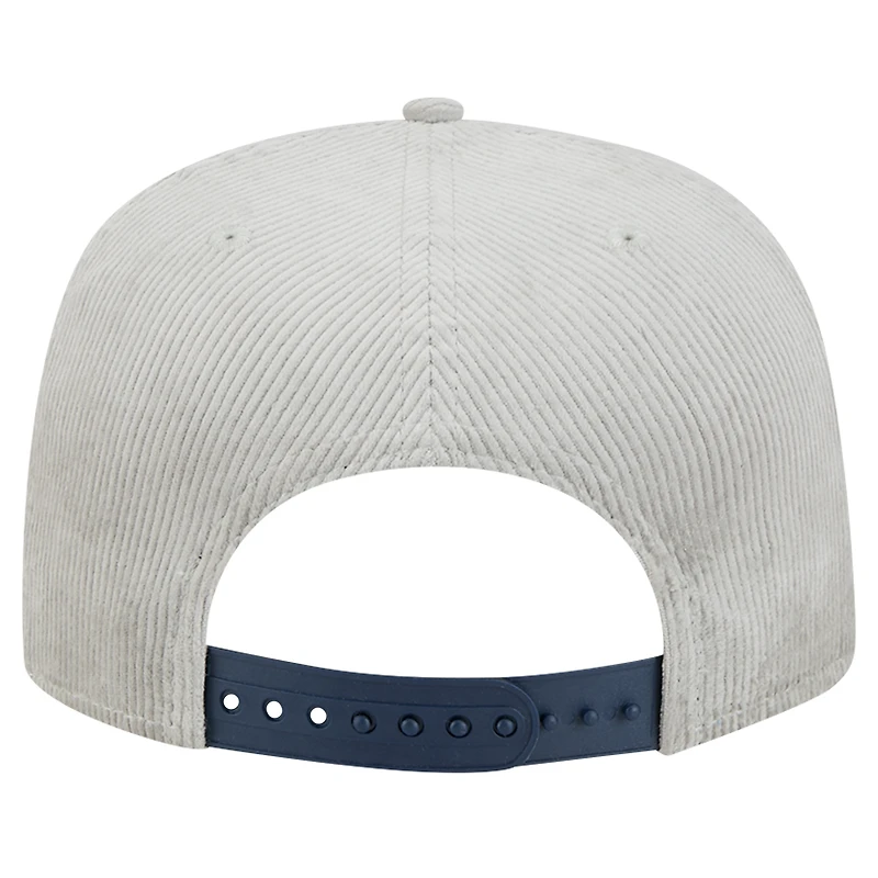 Men's New Era Gray Detroit Tigers Corduroy Golfer Snapback Hat