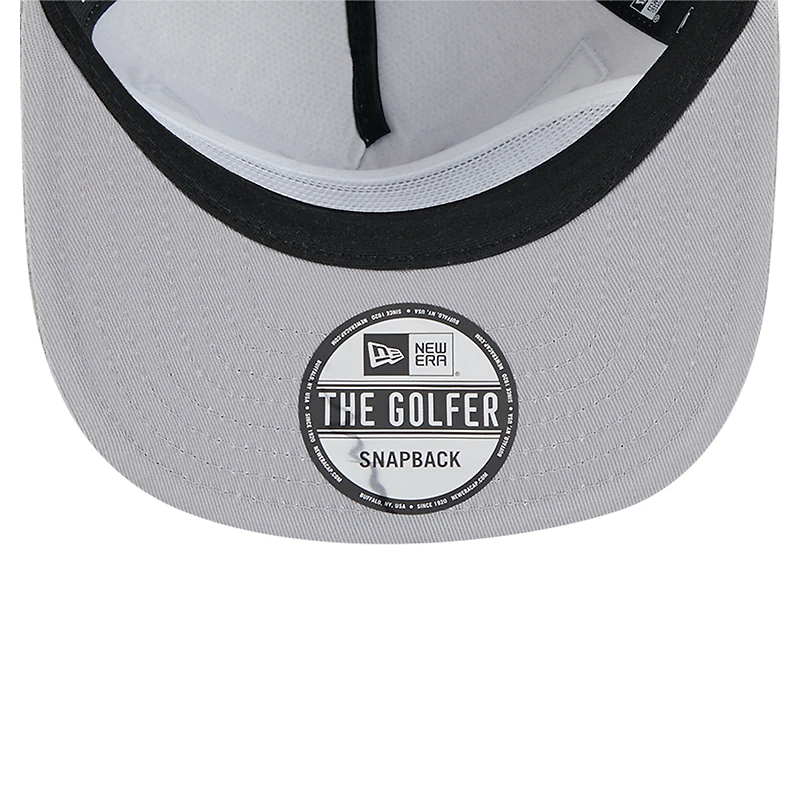 Casquette de golf à visière snapback en velours côtelé Detroit Tigers de New Era pour homme