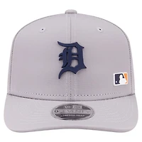 Men's New Era Gray Detroit Tigers Laser Perforated 9SEVENTY Adjustable Hat