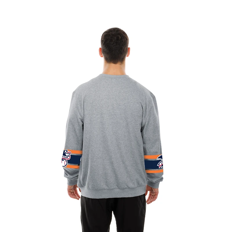 Sweat-shirt New Era gris Detroit Tigers Sport Classics pour homme