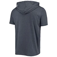 T-shirt à capuche pour homme Detroit Tigers New Era bleu marine chiné