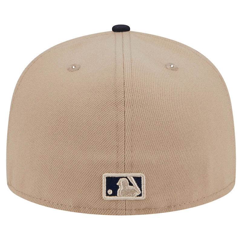 Men's New Era Khaki Detroit Tigers 59FIFTY Fitted Hat