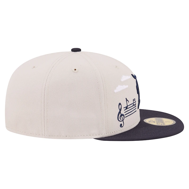 Men's New Era  Khaki Detroit Tigers City Icon 59FIFTY Fitted Hat