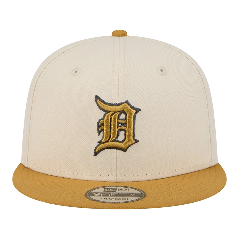 Casquette snapback New Era 9FIFTY pour homme, coloris bleu marine/turquoise, Detroit Tigers.