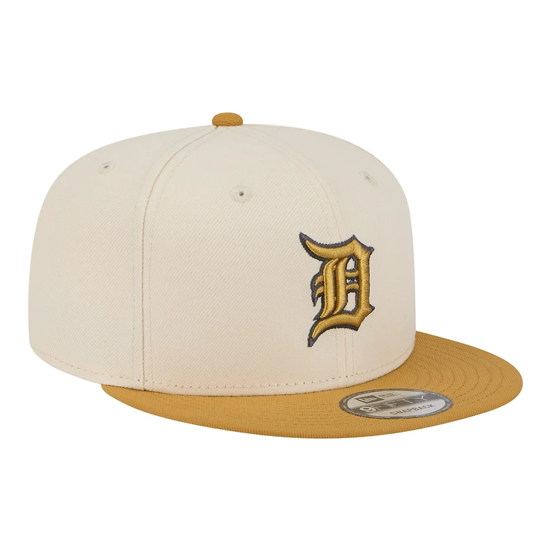 Men's New Era Navy/Turquoise Detroit Tigers 2-Tone Color Pack 9FIFTY Snapback Hat