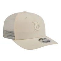 Men's New Era Light Beige Detroit Tigers Color Pack COOLERA 9SEVENTY Trucker Adjustable Hat