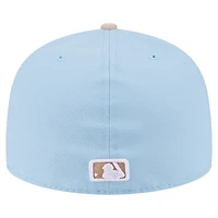 Casquette ajustée New Era 59FIFTY bicolore bleu clair/crème Detroit Tigers pour homme