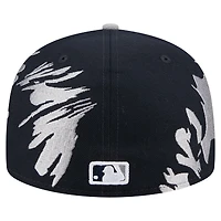 Casquette ajustée 59FIFTY à motif rétro Detroit Tigers bleu marine/gris New Era pour homme