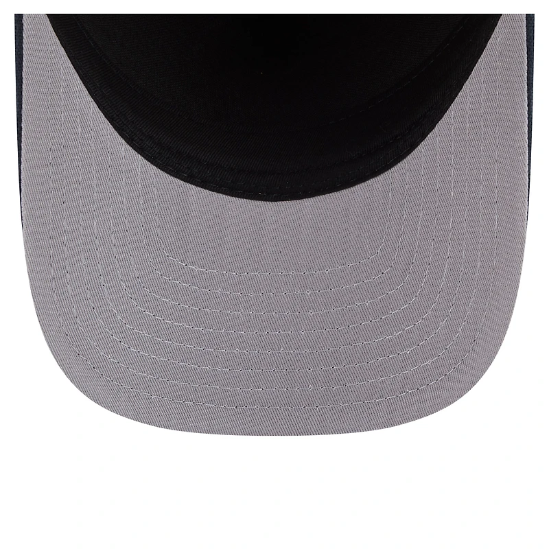 Men's New Era  Navy/Natural Detroit Tigers Grained 9FIFTY A-Frame Trucker Adjustable Hat