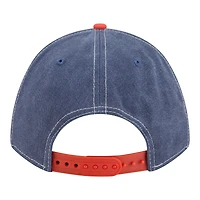 Casquette ajustable New Era Detroit Tigers en feutre bleu marine/orange M-Crown 9FORTY pour homme