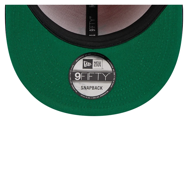 Casquette snapback rétro en velours côtelé New Era bleu marine/orange des Detroit Tigers pour homme