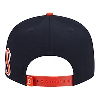 Casquette ajustable New Era 9FIFTY bleu marine/orange Detroit Tigers pour homme