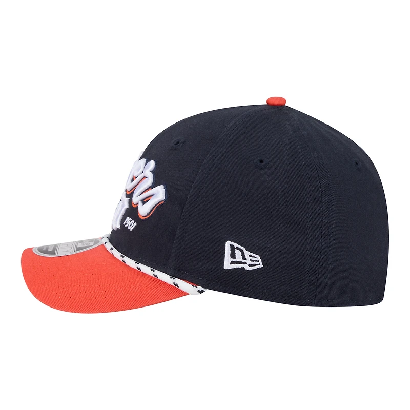Casquette ajustable New Era 9FORTY M-Crown bleu marine/orange Detroit Tigers pour homme