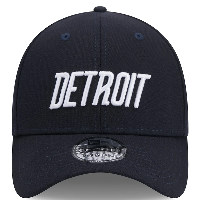 Men's New Era  Navy Detroit Tigers 2024 City Connect 39THIRTY Flex Hat