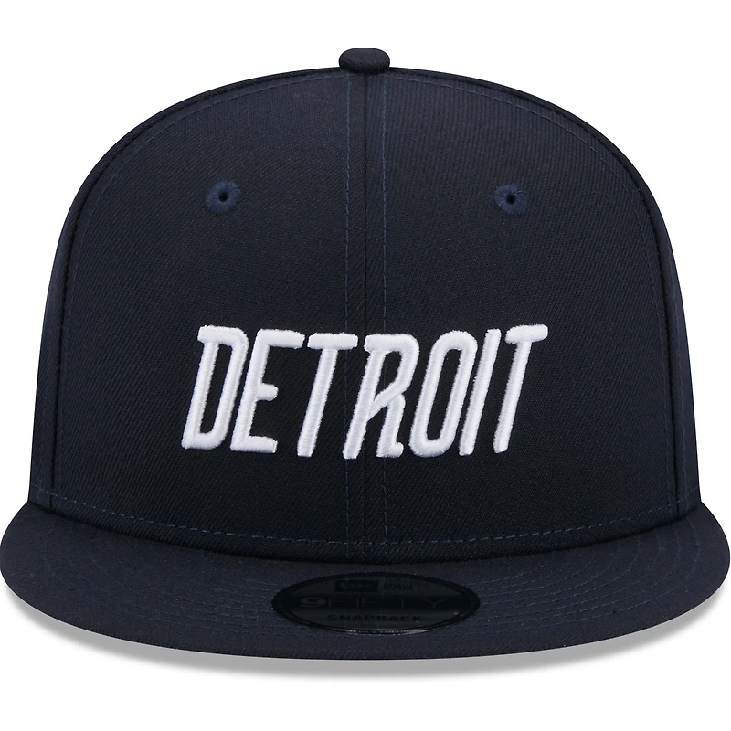 Men's New Era  Navy Detroit Tigers 2024 City Connect 9FIFTY Snapback Hat