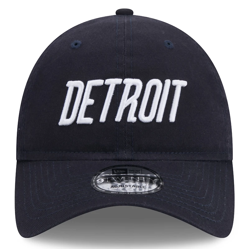 Men's New Era  Navy Detroit Tigers 2024 City Connect 9TWENTY Adjustable Hat