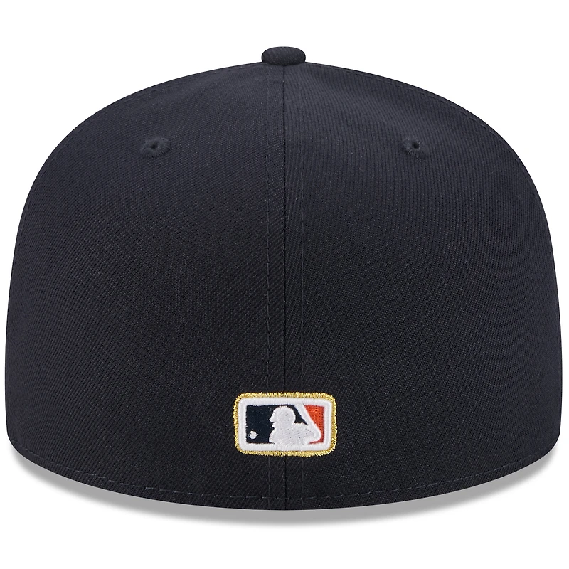 Casquette ajustée 59FIFTY Day 2025 bleu marine des Detroit Tigers pour homme New Era avec épingles