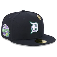 Casquette ajustée New Era 59FIFTY bleu marine Detroit Tigers 2025 Big League Chew pour homme