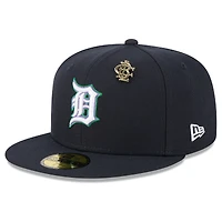 Casquette ajustée New Era 59FIFTY bleu marine Detroit Tigers 2025 Big League Chew pour homme