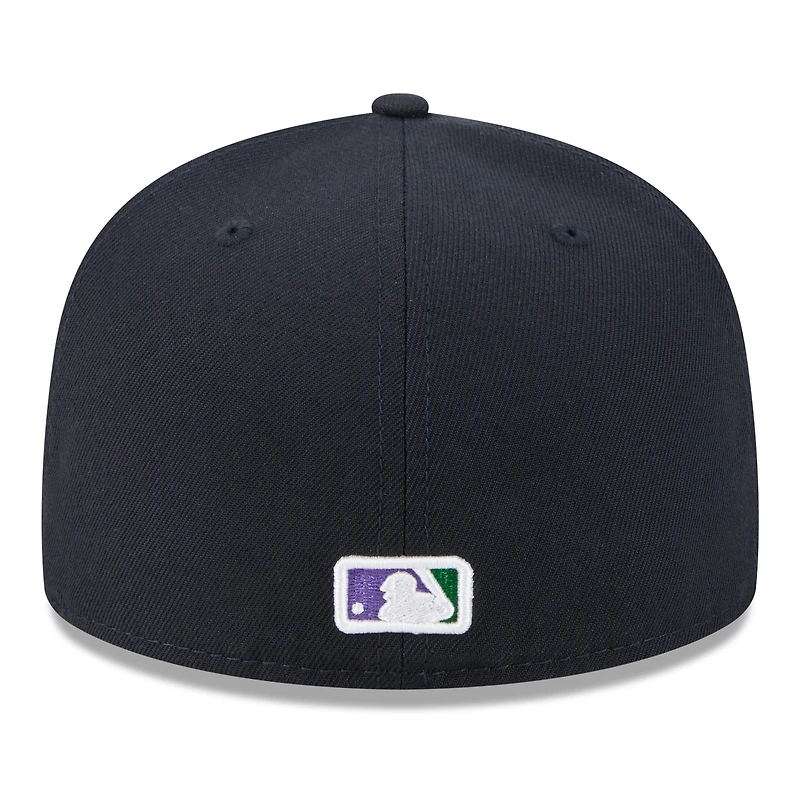Casquette ajustée New Era 59FIFTY bleu marine Detroit Tigers 2025 Big League Chew pour homme