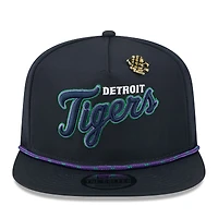Casquette snapback New Era bleu marine Detroit Tigers 2025 Big League Chew Golfer pour homme